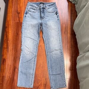 Silver Jeans Women's High Rise Denim in Light Blue